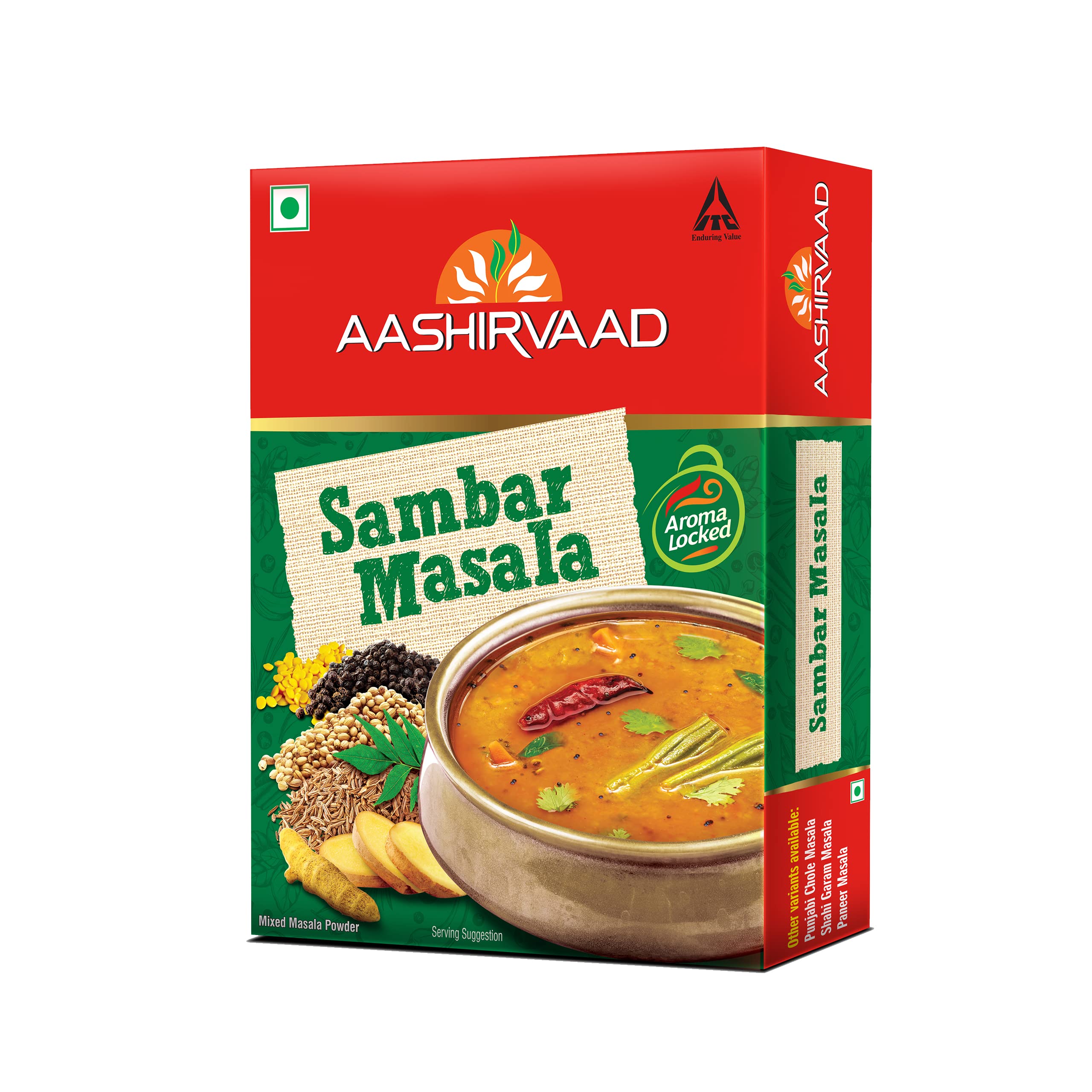 Aashirvaad Sambar Masala, 100g, Blended Spice for Authentic Taste and Colour