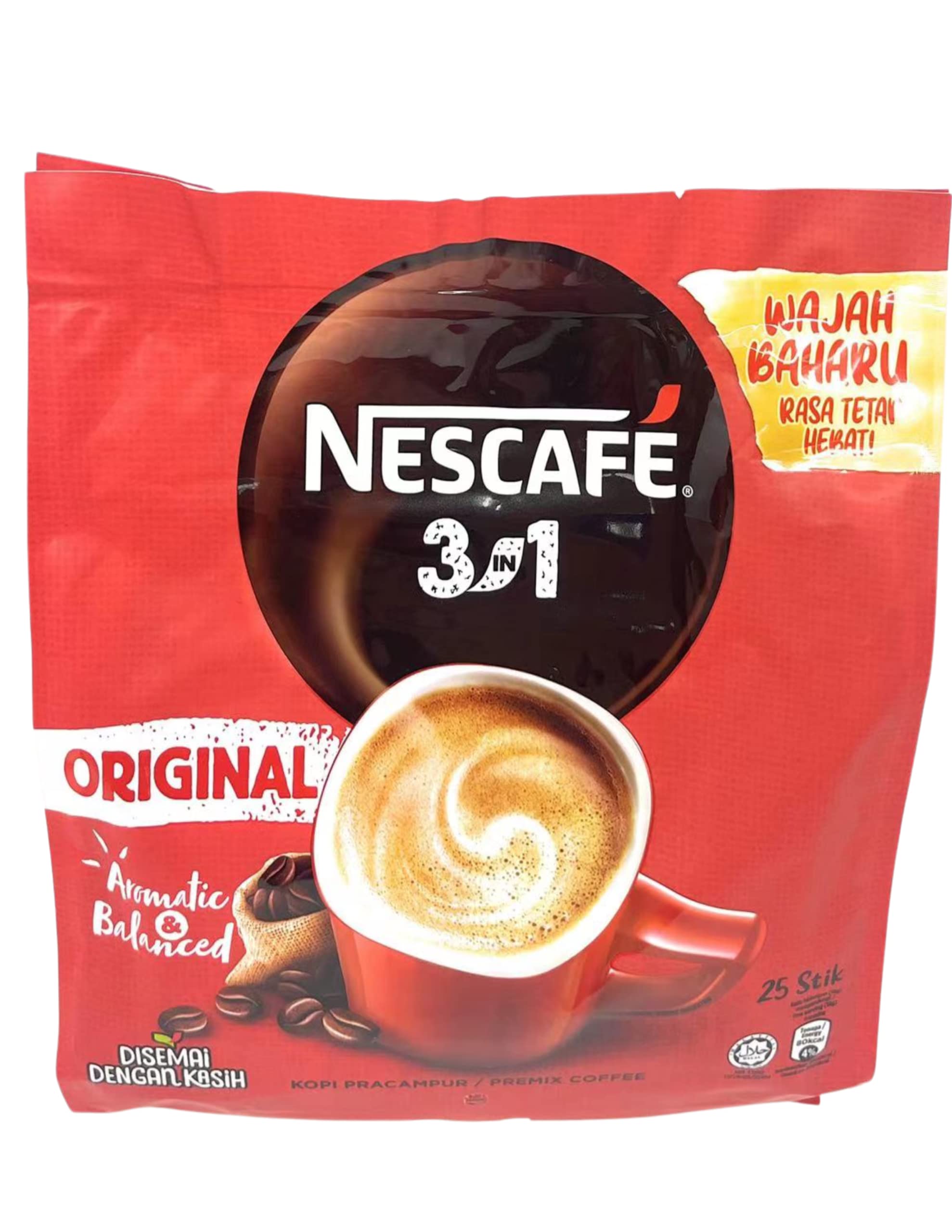 Nescafé 3 in 1 Instant Coffee Sticks Original - Best Asian Coffee Imported from Nestle Malaysia. – view 3