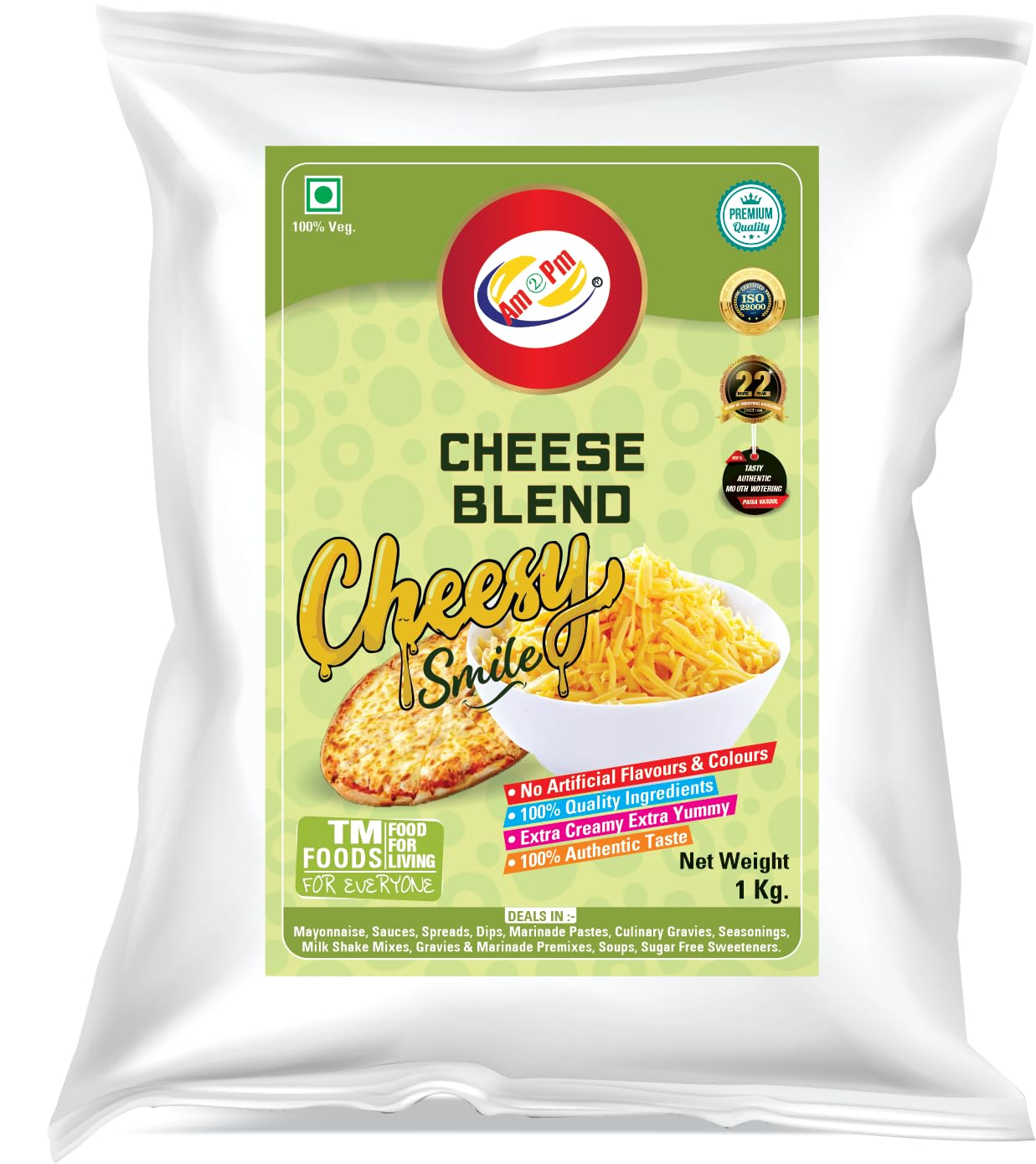 Am 2 Pm multipurpose cheese blend sauce pouch front view