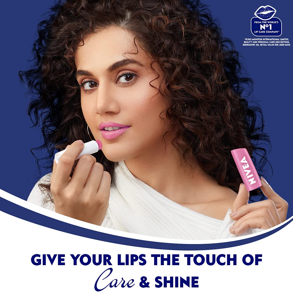 NIVEA Soft Rose Shine 4.8g Lip Balm – view 2