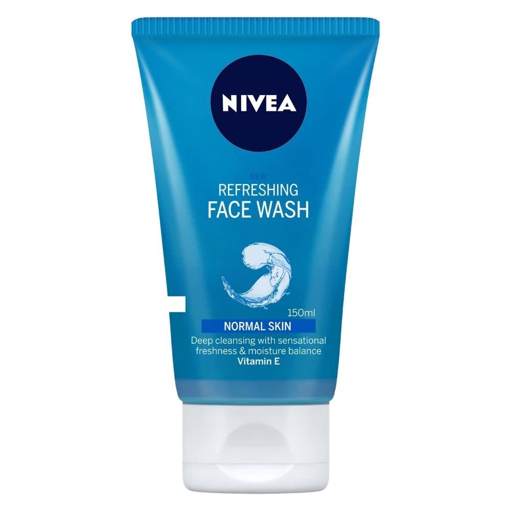 Nivea face wash bottle for normal skin with vitamin E
