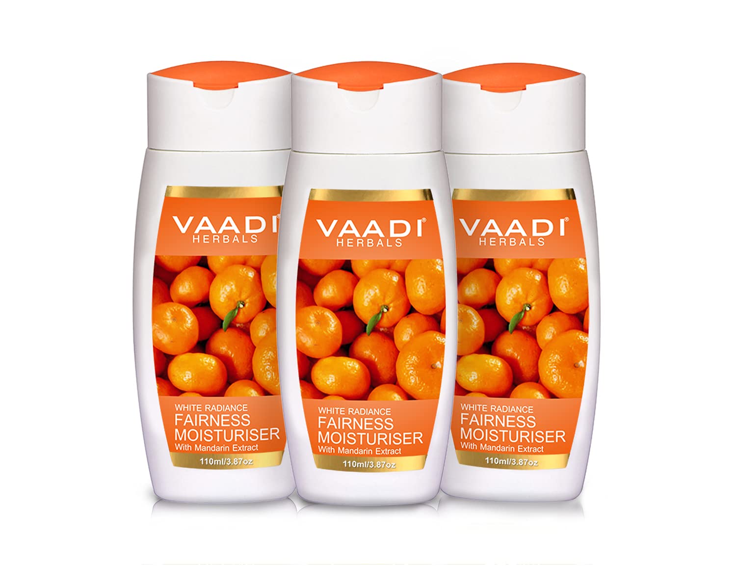 Vaadi Herbals Fairness Moisturiser with Mandarin Extract, 110ml x 3 – view 2