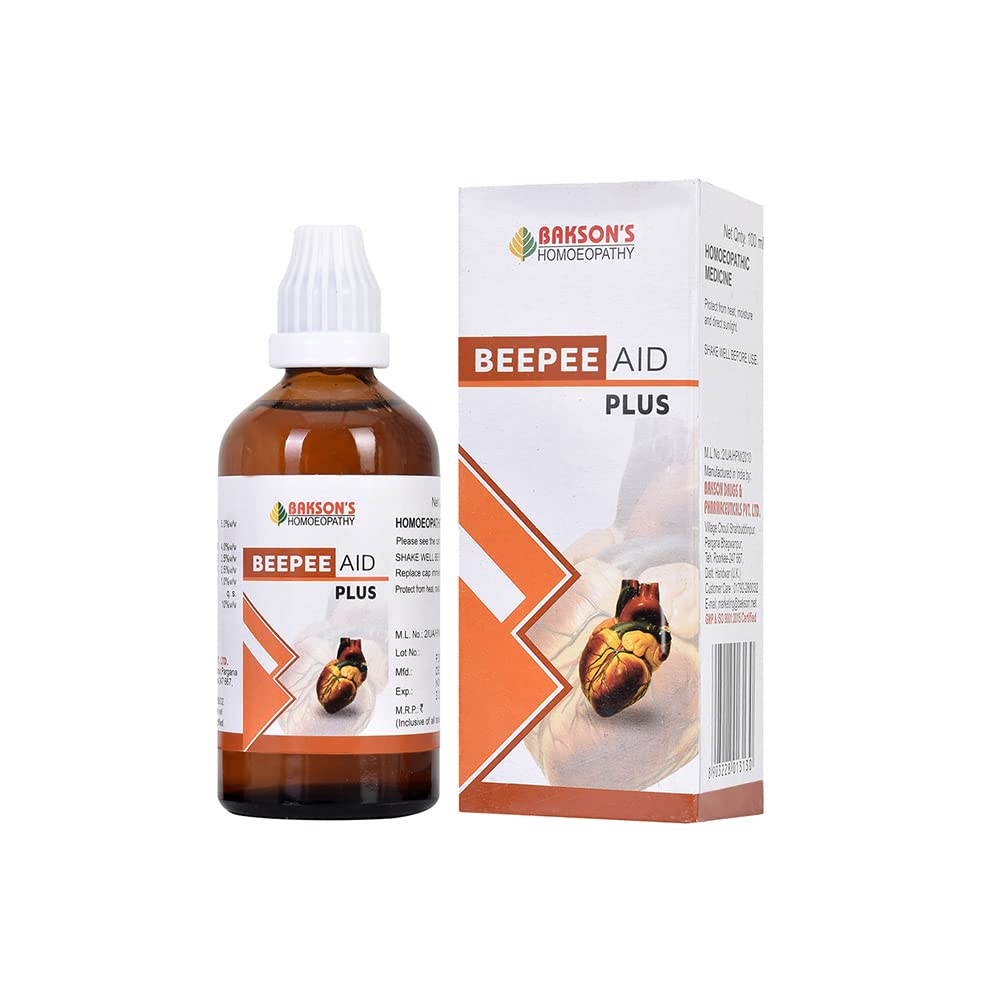 Beepee Aid Plus 100 ml bottle of liquid homoeopathy drops