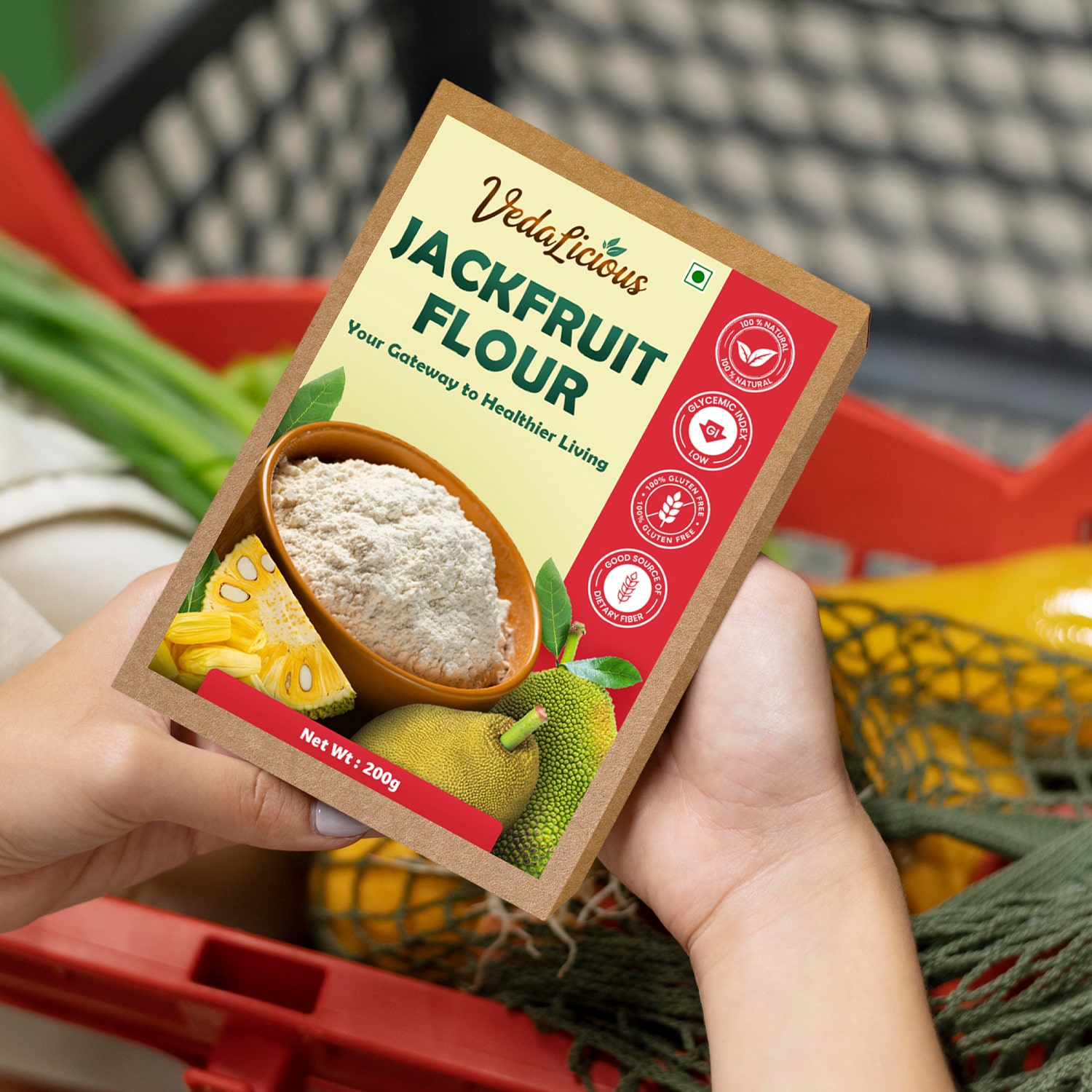 VedaLicious Premium Green Jackfruit Flour – view 3