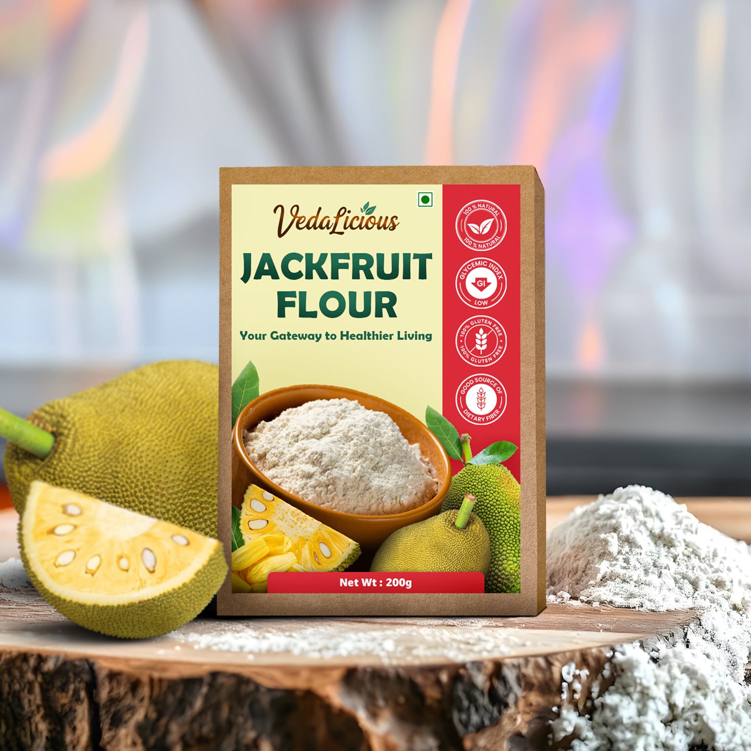 VedaLicious Premium Green Jackfruit Flour – view 4