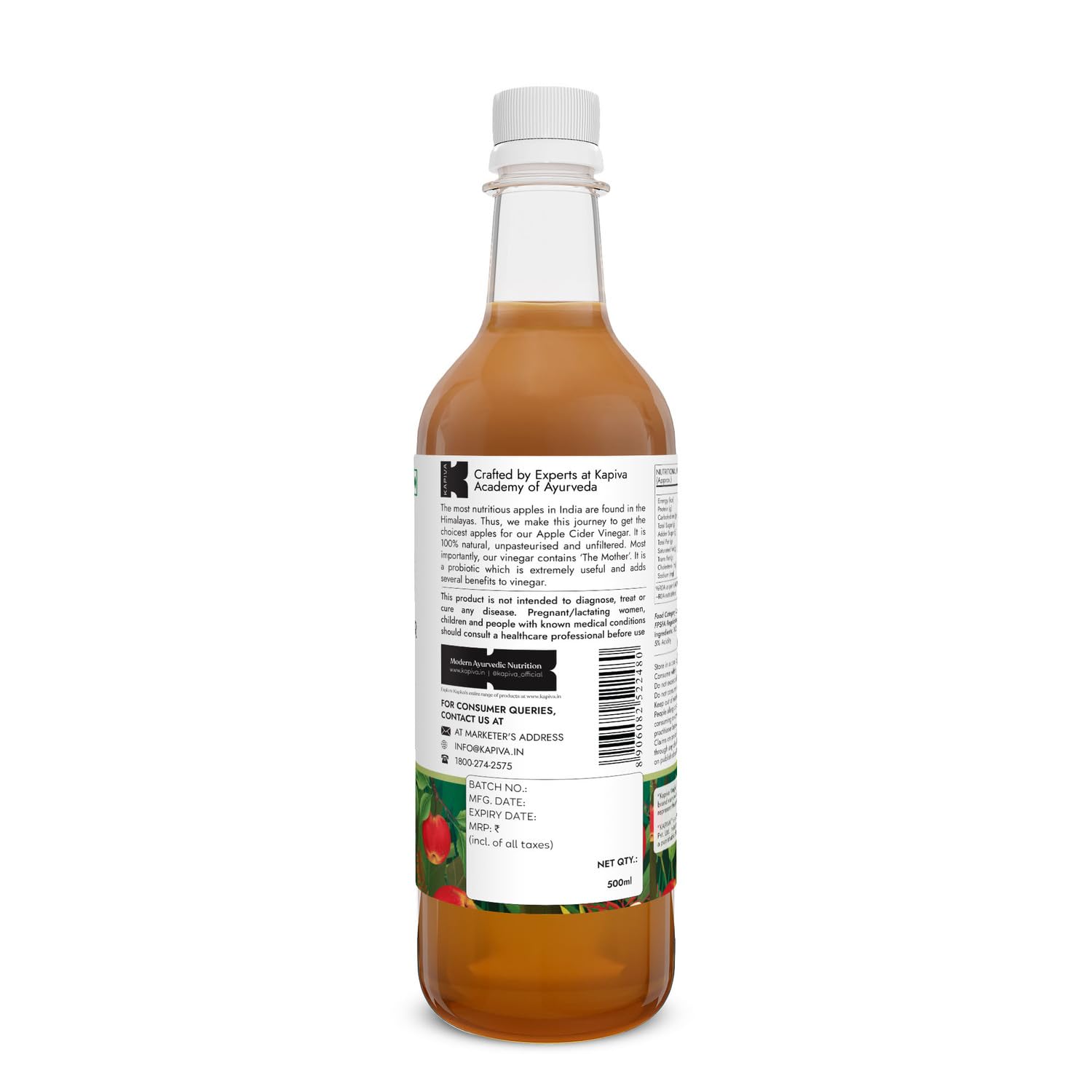 Kapiva Himalayan Apple Cider Vinegar with Mother 500ml – view 8