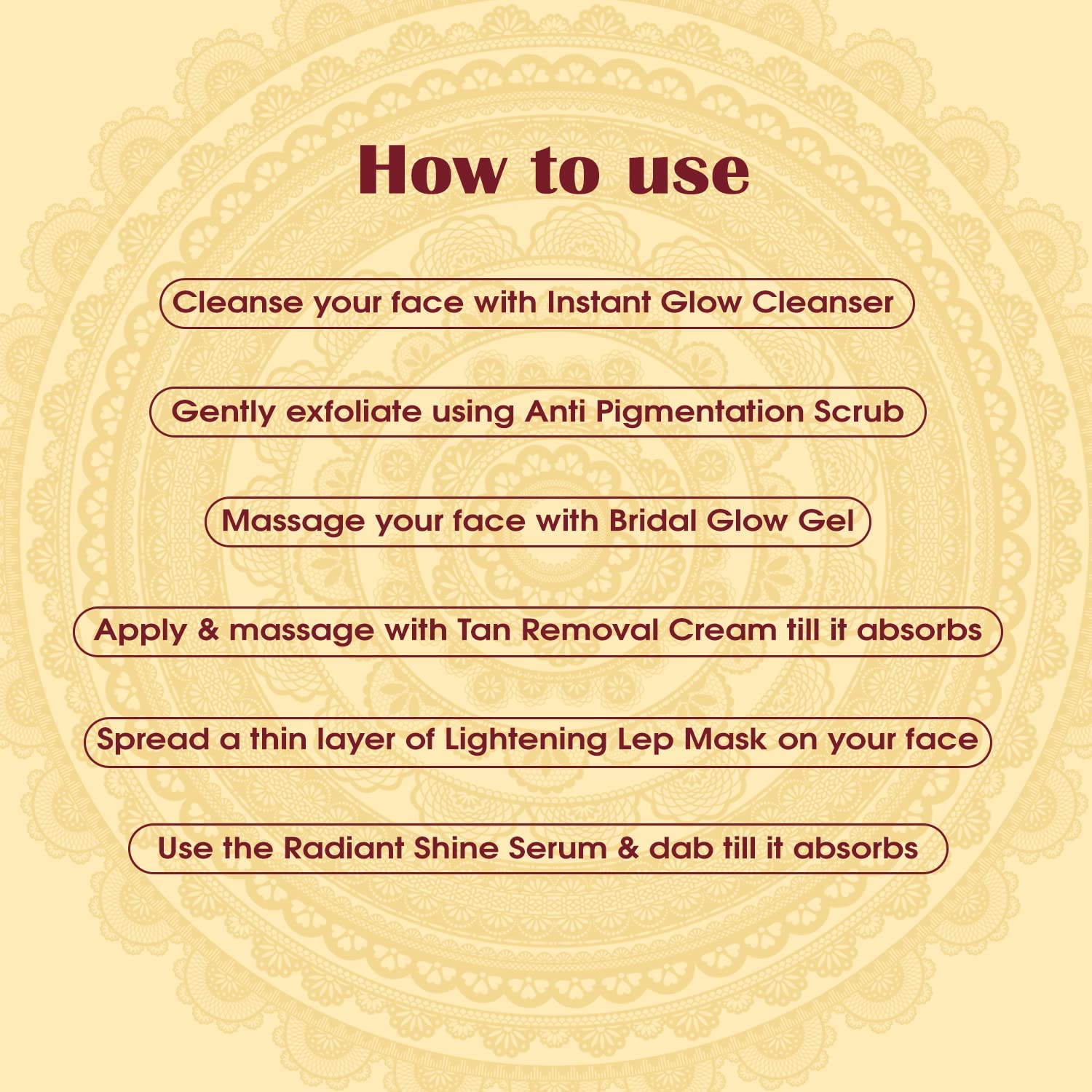 NutriGlow NATURAL'S Ubtan Facial Kit For Glowing Skin With Haldi & Chandan, 60gm – view 5