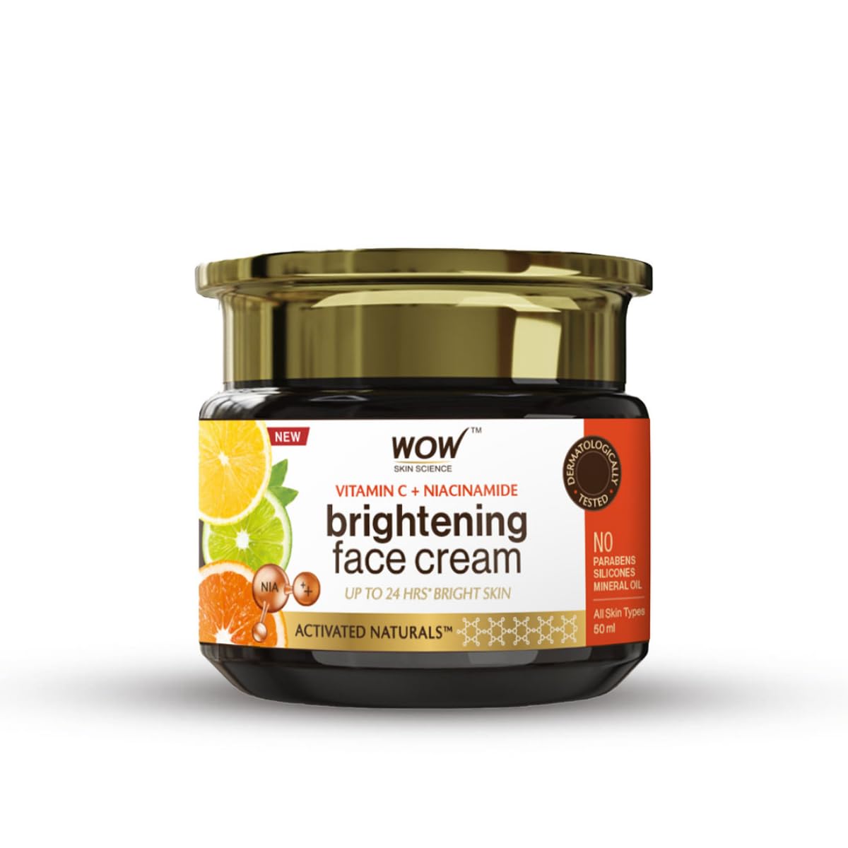 50 ml WOW brightening face cream with vitamin C