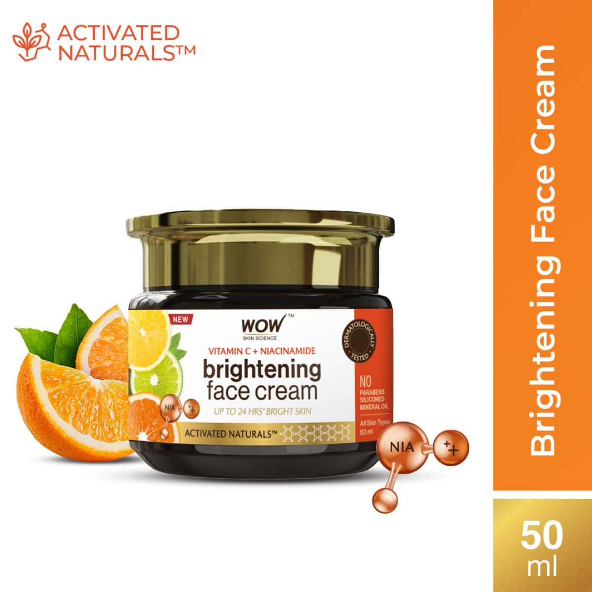 WOW Skin Science Vitamin C & Niacinamide Brightening Face Cream – view 3