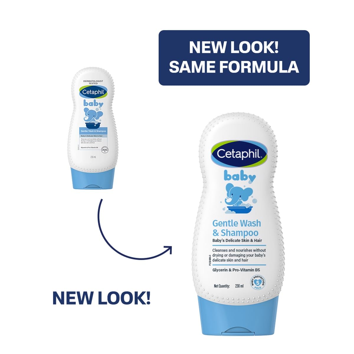 Cetaphil Baby Shampoo & Wash, White, Chamomile, 230 ml – view 2