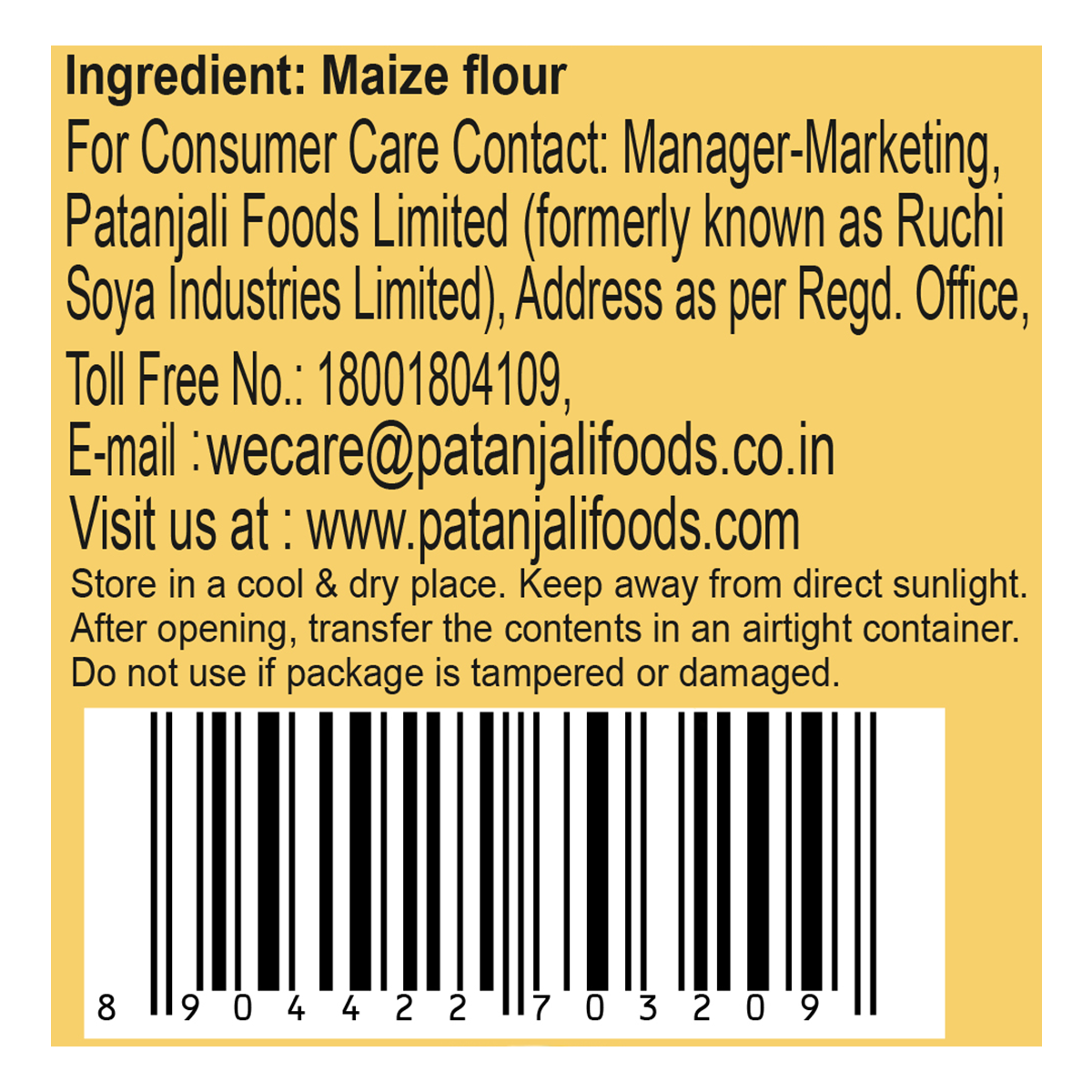 Patanjali Maize Atta 1 kg – view 4