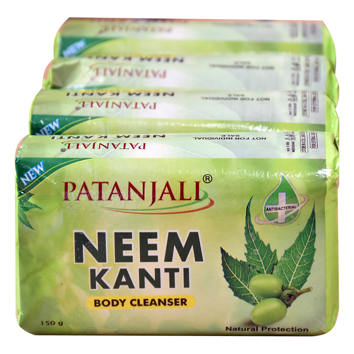 Patanjali Neem Kanti neem soap bars in four pack