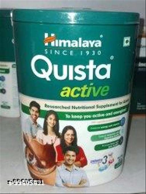 Himalaya Quista chocolate powder pack with Active and Kidz variants