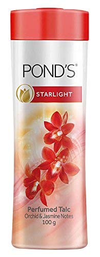 Pond's Starlight Perfumed Talc Orchid & Jasmine 100 g bottle