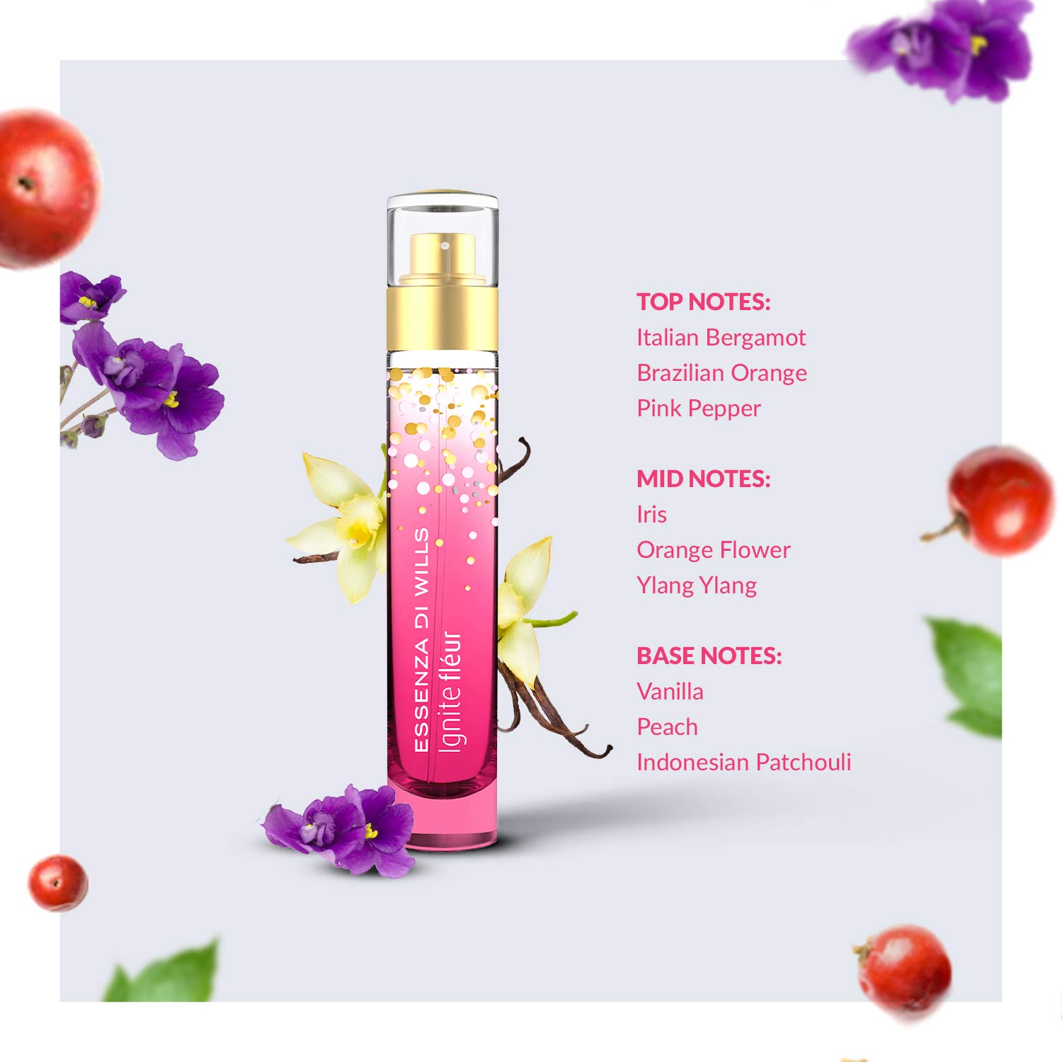 EDW Essenza Ignite Fleur Luxury Eau De Toilette for Women, 16ml – view 3