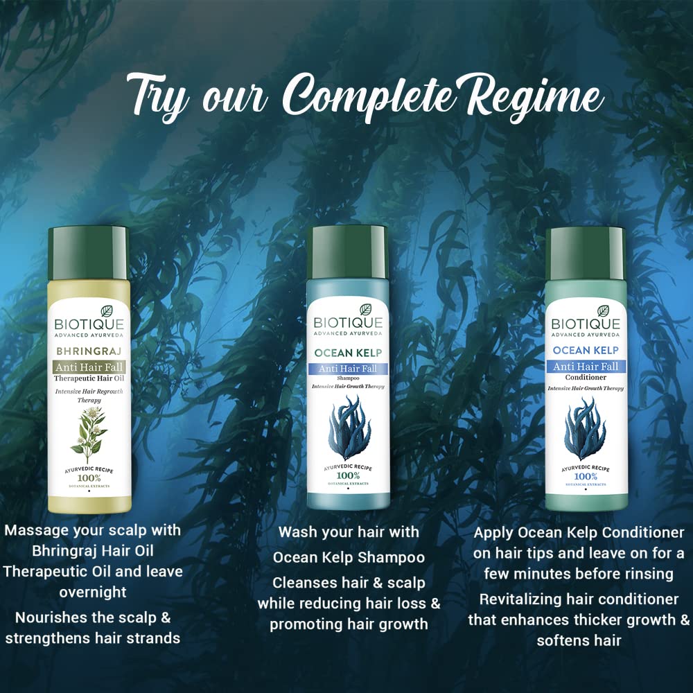 Biotique Ocean Kelp Anti Hairfall Shampoo – view 6
