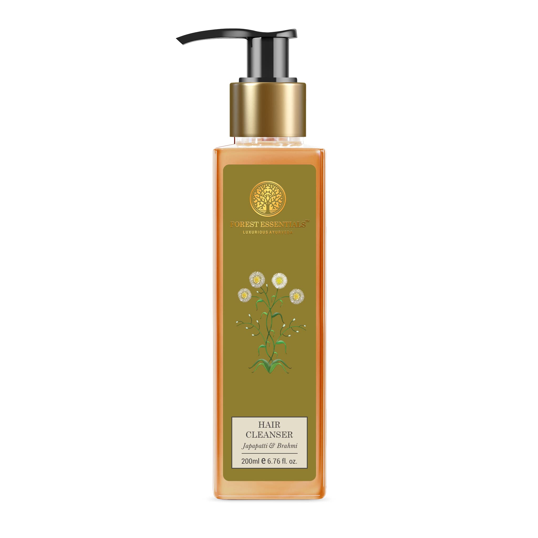 Forest Essentials Hair Cleanser Japapatti & Brahmi& Forest Essentials Delicate Facial Cleanser Kashmiri Saffron & Neem – view 3
