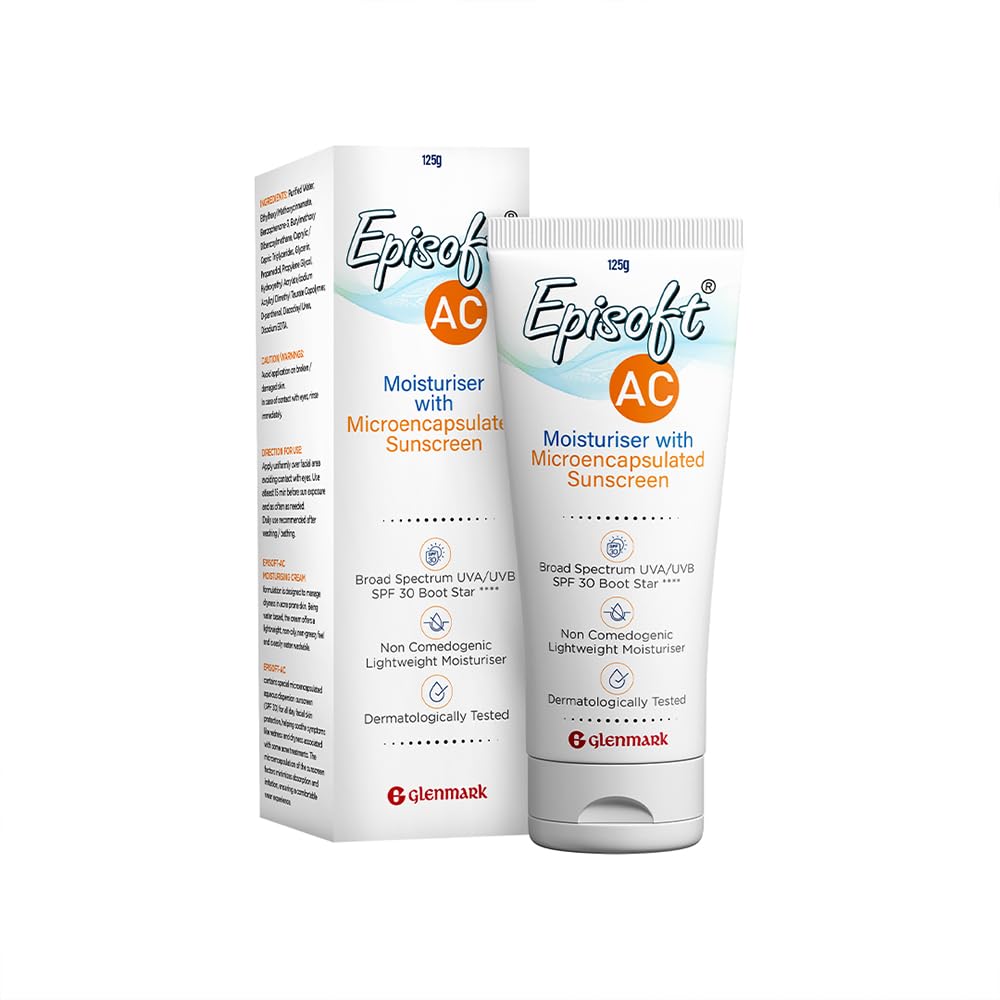 Episoft AC face moisturizer sunscreen tube for daily use