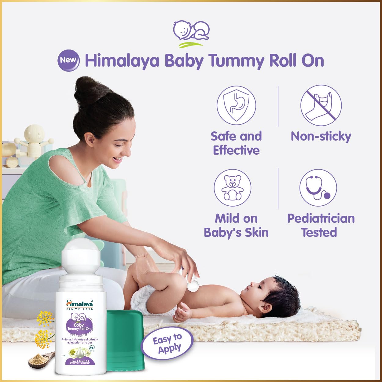 Himalaya Baby Tummy Roll on - 40ml – view 4