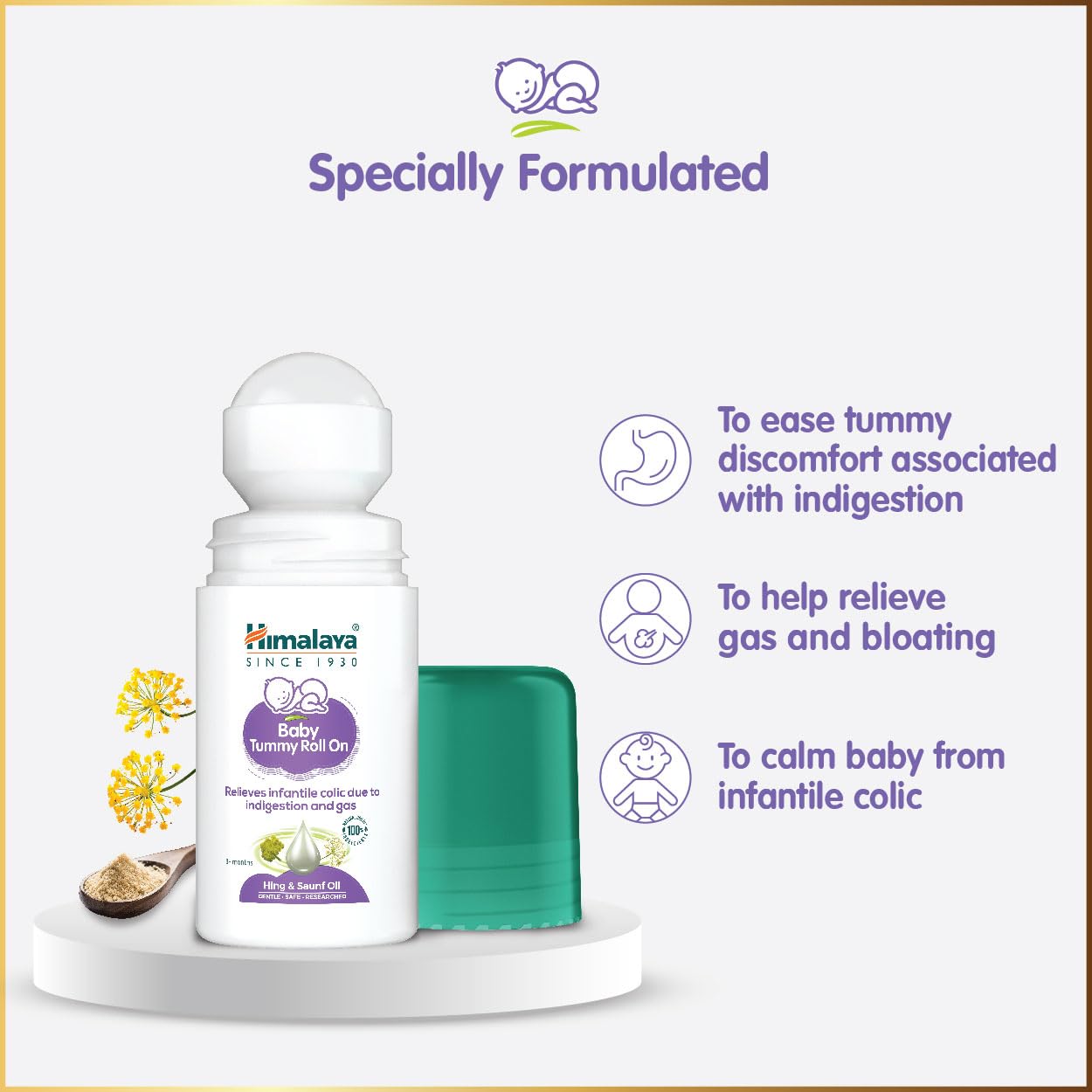 Himalaya Baby Tummy Roll on - 40ml – view 6