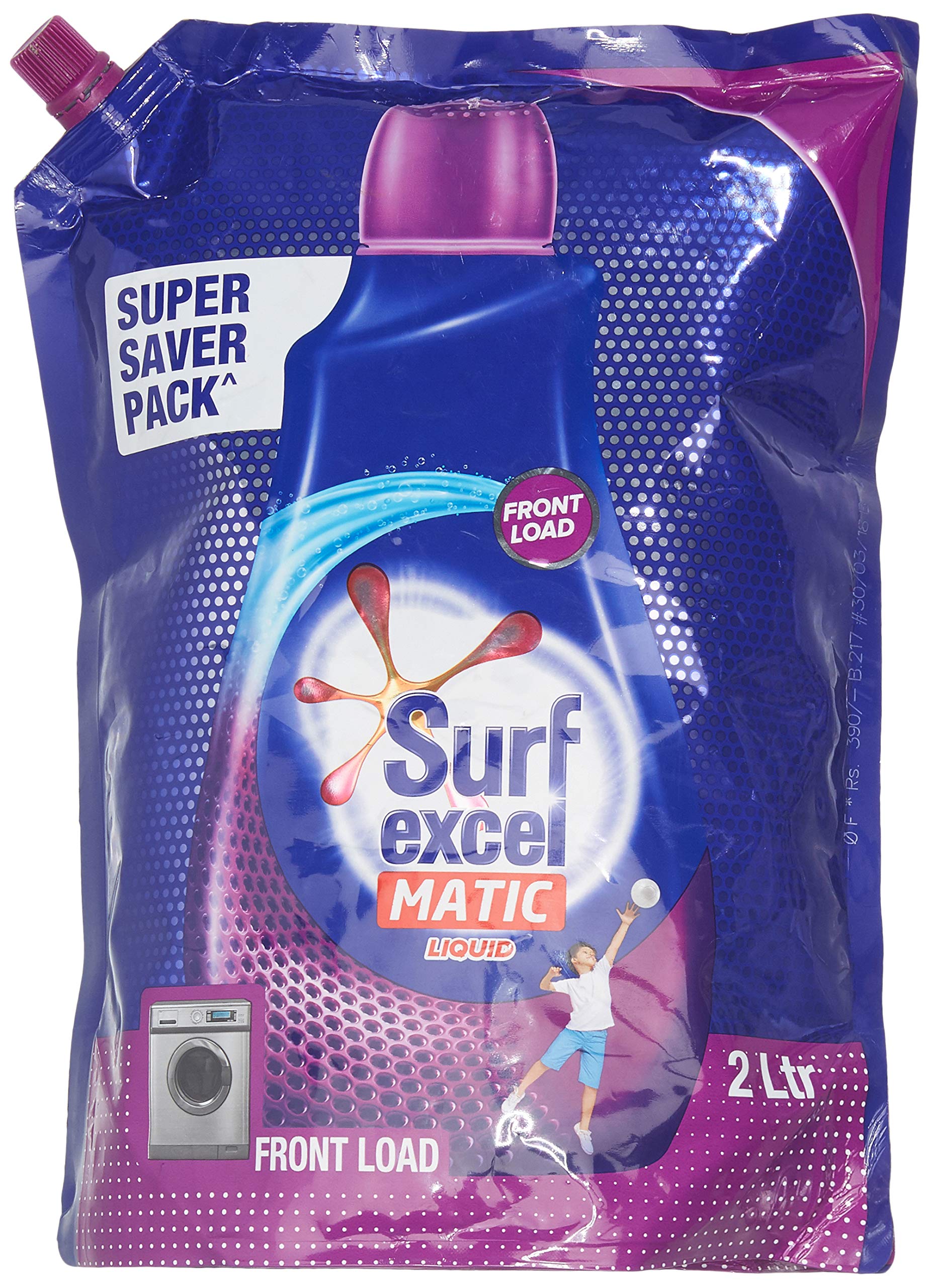 Surf Excel Matic liquid detergent bottle for front load washing