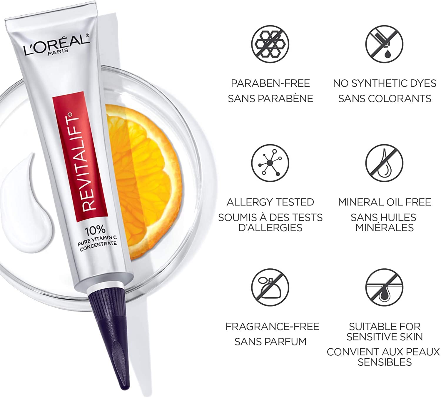 L'Oreal Paris Revitalift Derm Intensives Vitamin C Serum For Radiant & Brighter Skin, Even Skin Tone & Visibly Reduced Wrinkles, 30ml – view 7