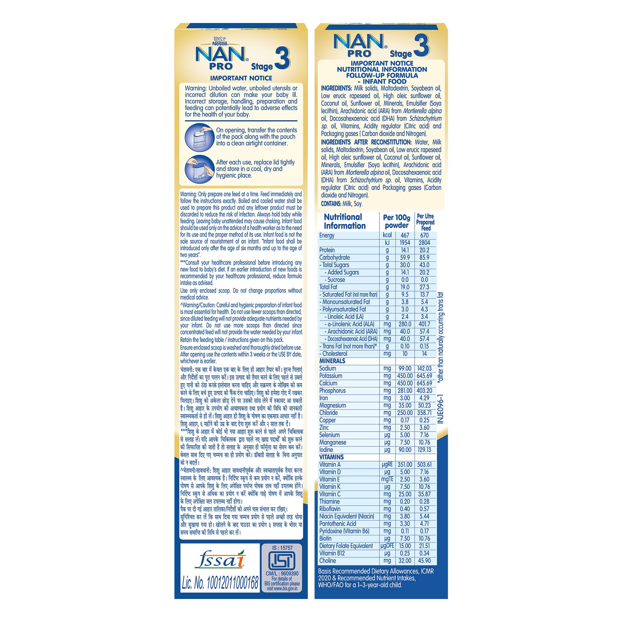 Nestle NAN PRO 3 Follow-Up Formula-Powder – view 6