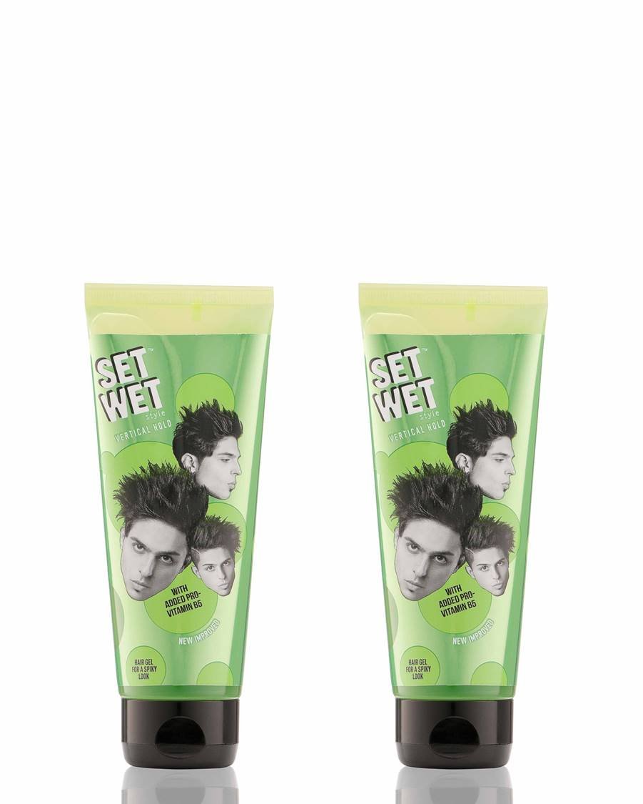 Two Set Wet Vertical Hold Hair Gel 100 ml tubes