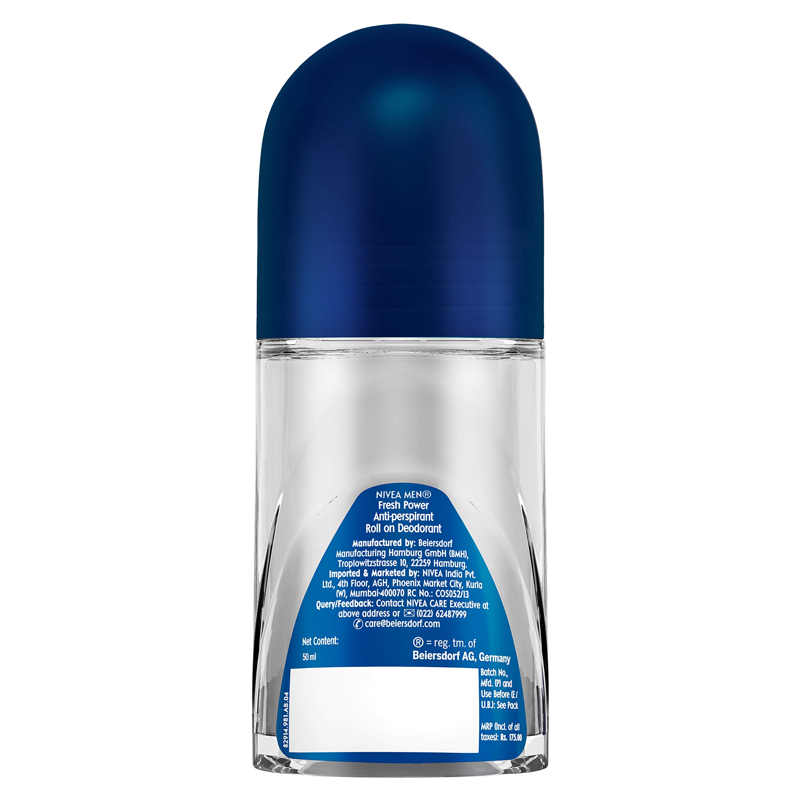 Nivea Fresh Power Deodorant Roll On for Men, 150 milliliters – view 6