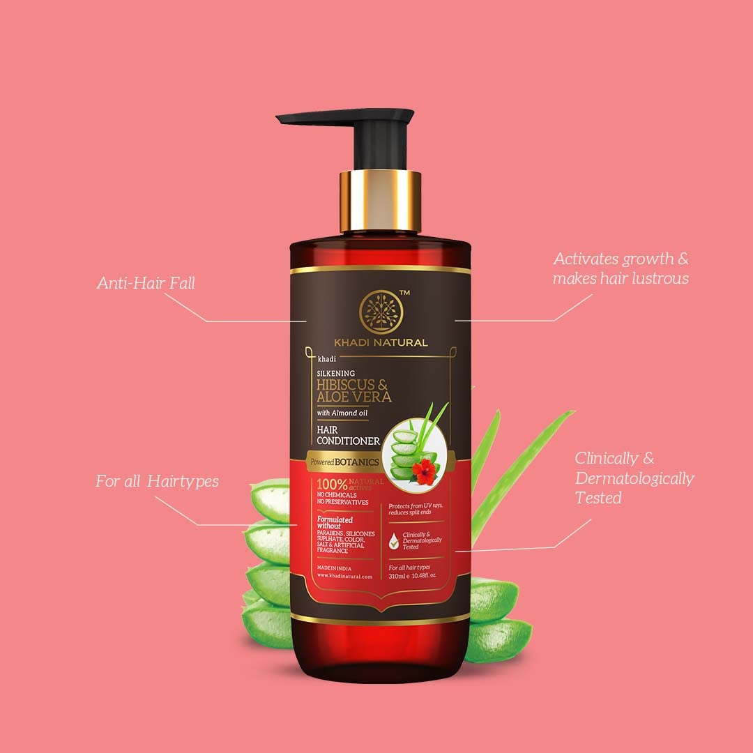 KHADI NATURAL Hibiscus & Aloe Vera Hair Conditioner – view 4