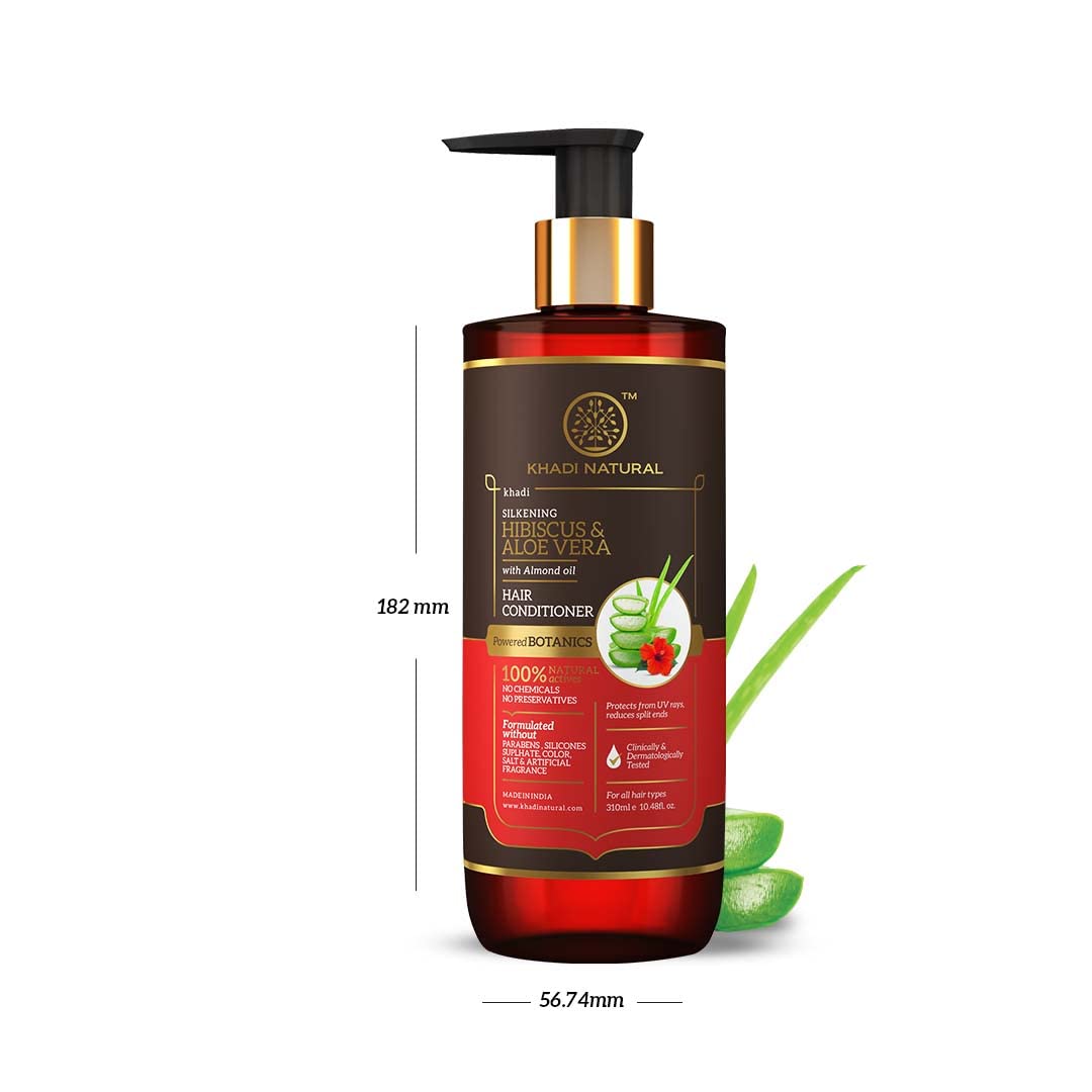 KHADI NATURAL Hibiscus & Aloe Vera Hair Conditioner – view 8
