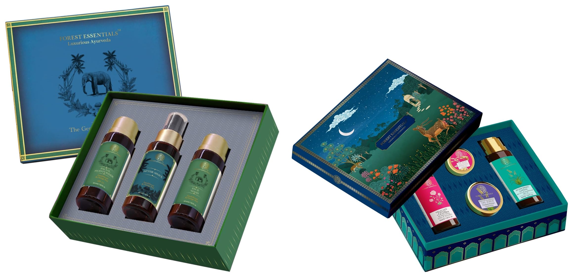 Forest Essentials Bahaar Facial Indulgence 4-piece skincare gift set