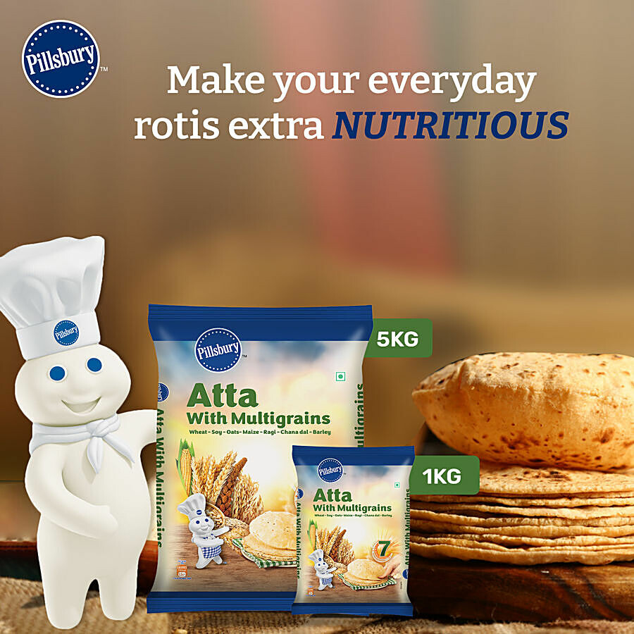 Pillsbury Atta/Godihittu - Multigrain 1 kg – view 9