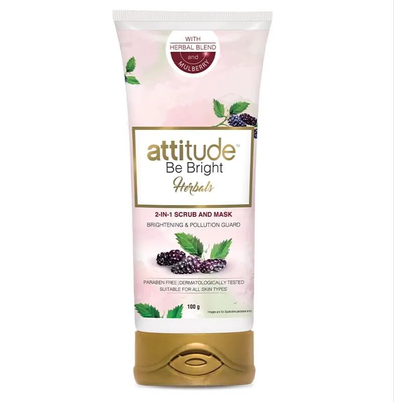 Amway Be Bright Herbals scrub and mask tube, 100 g pack