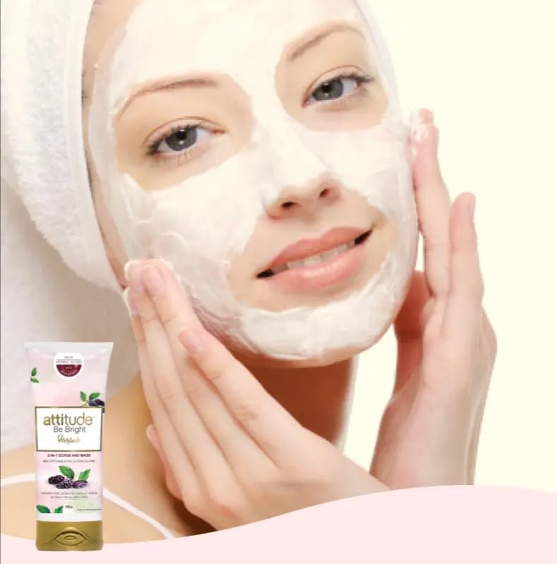 Amway Attitude Be Bright Herbals 2-in-1 Scrub and Mask 100gm – view 2