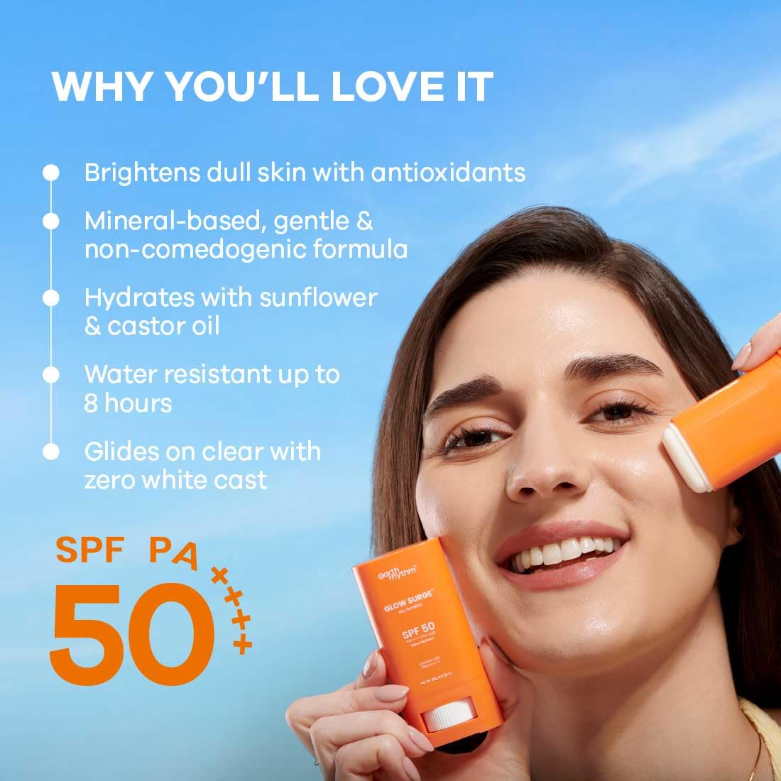 Earth Rhythm Glow Surge Vitamin C & E Sunstick SPF 50 – view 4