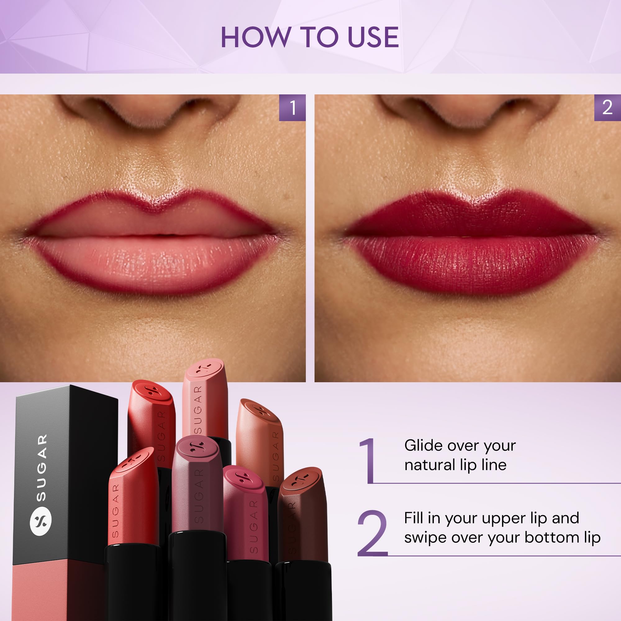 SUGAR Cosmetics Glide Peptide Serum Lipstick with Hyaluronic Acid & Vitamin E – view 4
