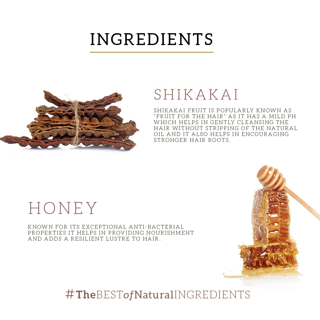 KHADI NATURAL Shikakai & Honey Hair Mask-Powered Botanics 200GM – view 5