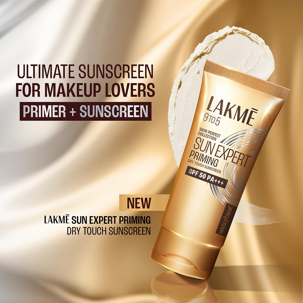 Lakme Sun Expert Primer + Sunscreen, SPF 50 PA+++ for UVA/B, mattifying for makeup lovers – view 3