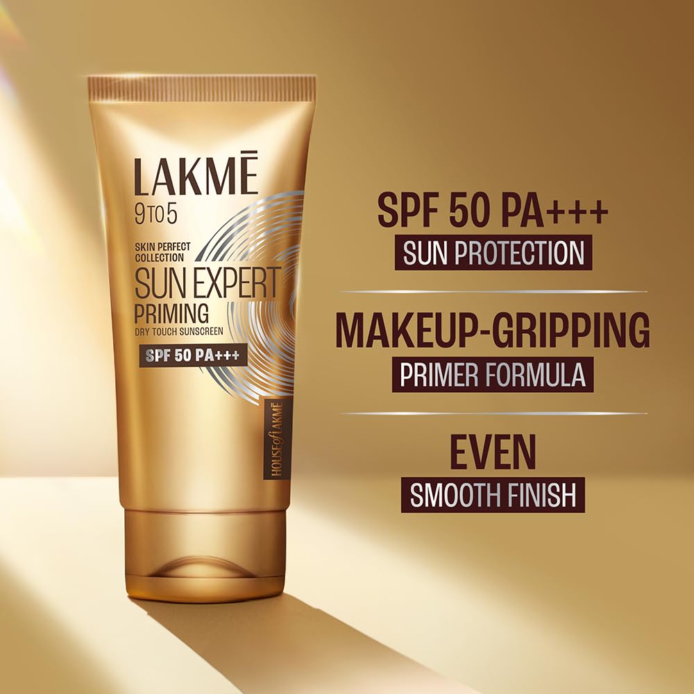 Lakme Sun Expert Primer + Sunscreen, SPF 50 PA+++ for UVA/B, mattifying for makeup lovers – view 4