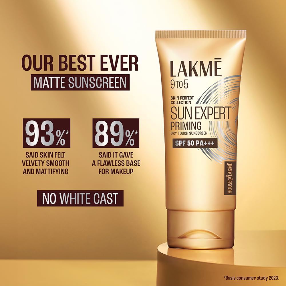 Lakme Sun Expert Primer + Sunscreen, SPF 50 PA+++ for UVA/B, mattifying for makeup lovers – view 7