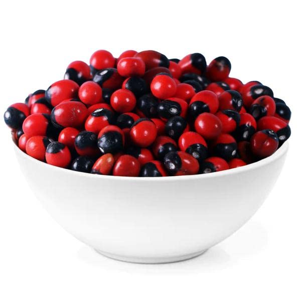 Yuvika Chirmati Lal - Abrus Precatorius - Jequerity Seeds - Rosary Pea - Red Gunja 100 Grams – view 2