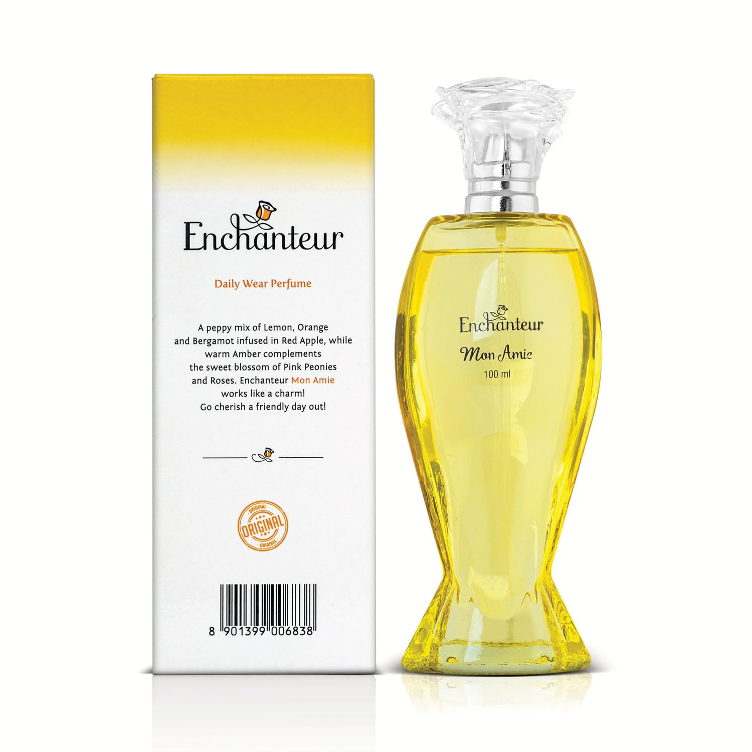 Enchanteur Mon Amie Liquid Lemon Perfume For Women, 100Ml – view 3