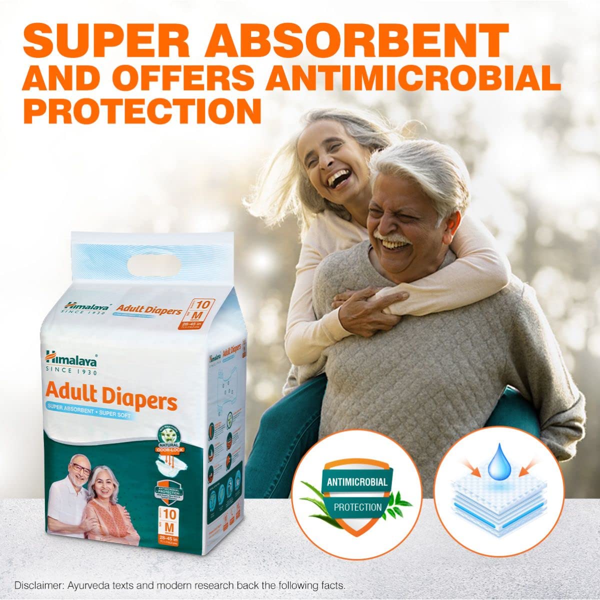 Himalaya Adult Diaper (M) 10's – view 2