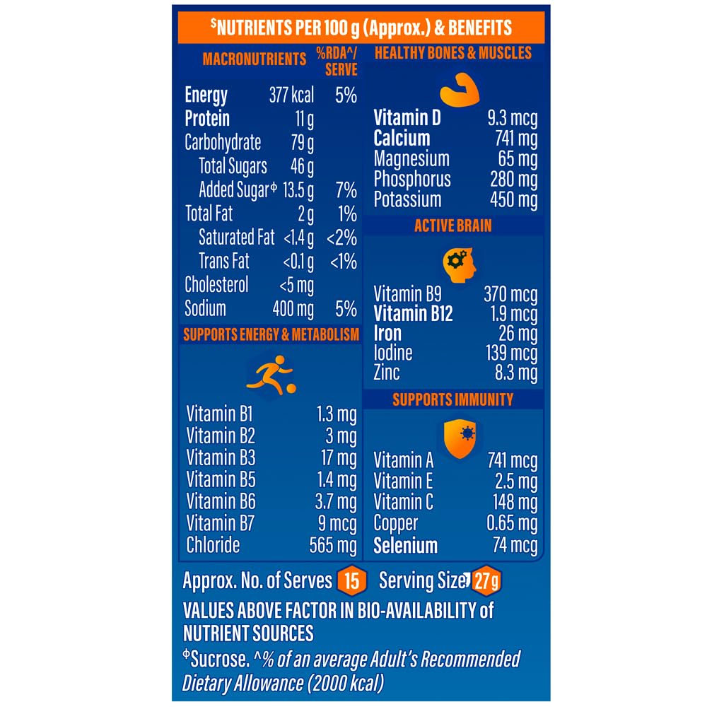 Horlicks Classic Malt Standard 400/450gm Pouch (weight may vary) – view 7