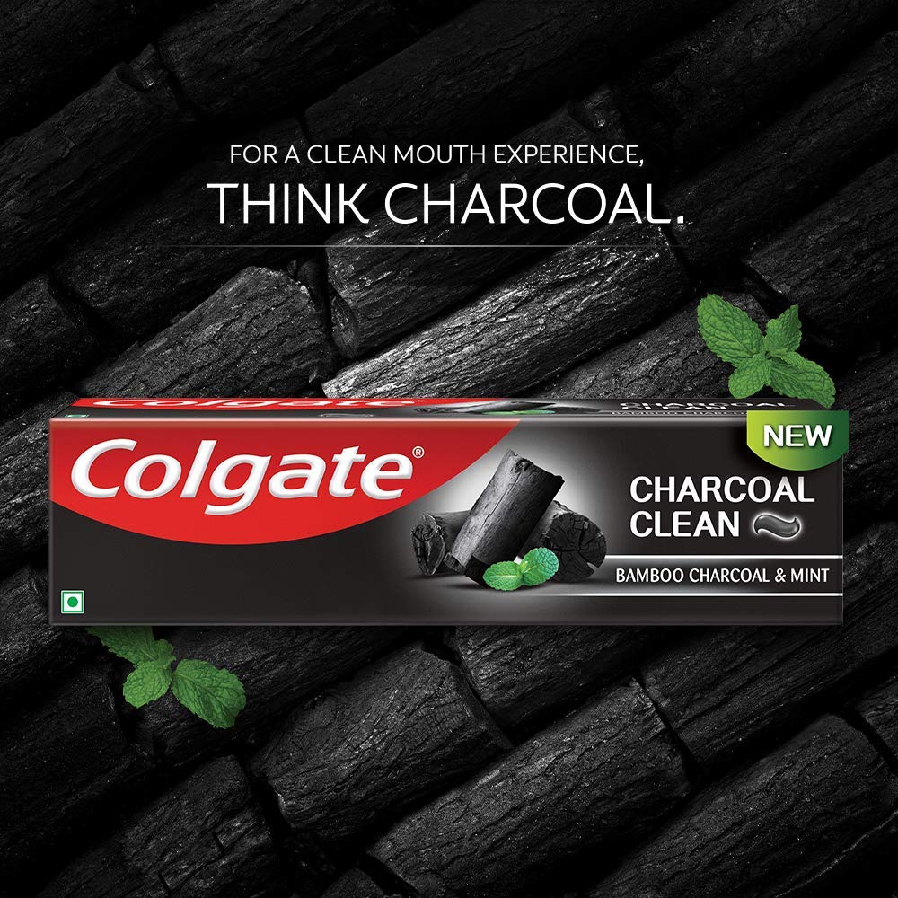 Colgate Charcoal Clean Toothpaste, Bamboo Charcoal and Mint (Black Gel) – view 3