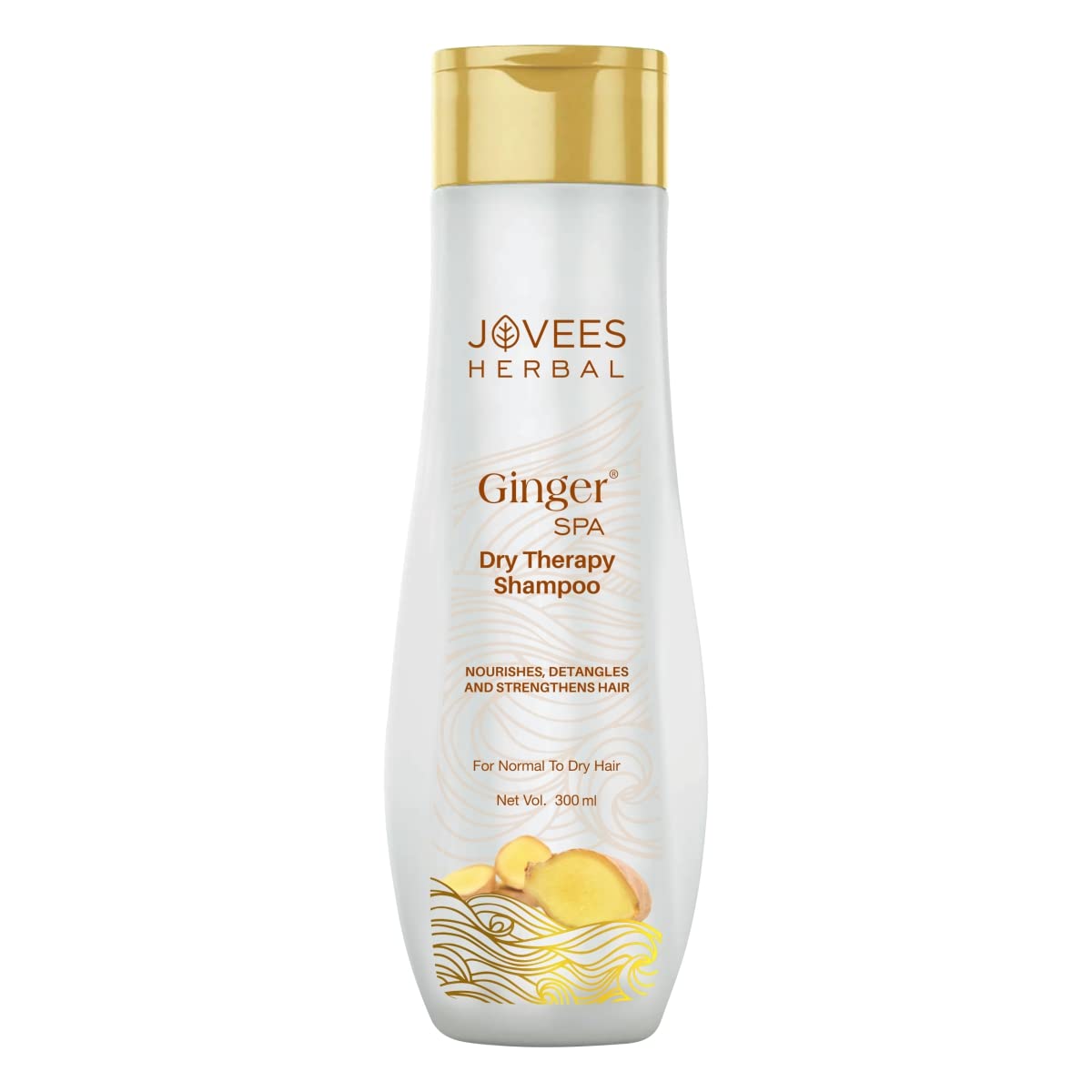 Jovees ginger shampoo bottle for normal to dry hair