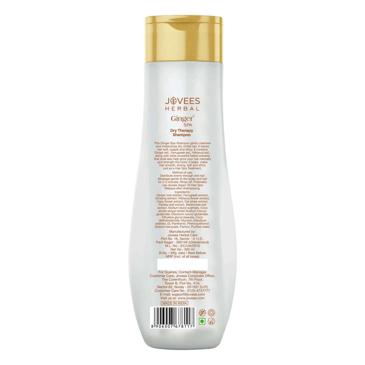 Jovees Herbal Ginger Spa Dry Therapy Shampoo – view 2