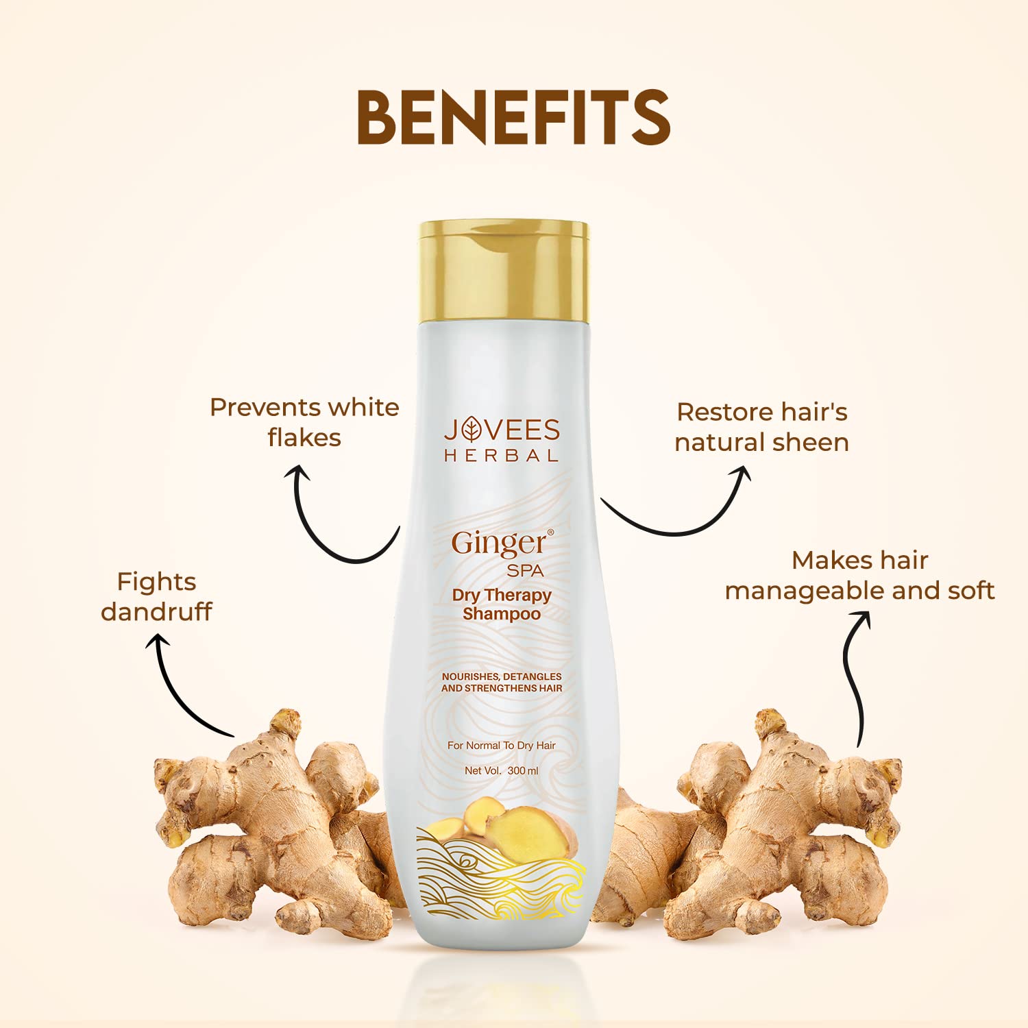 Jovees Herbal Ginger Spa Dry Therapy Shampoo – view 4