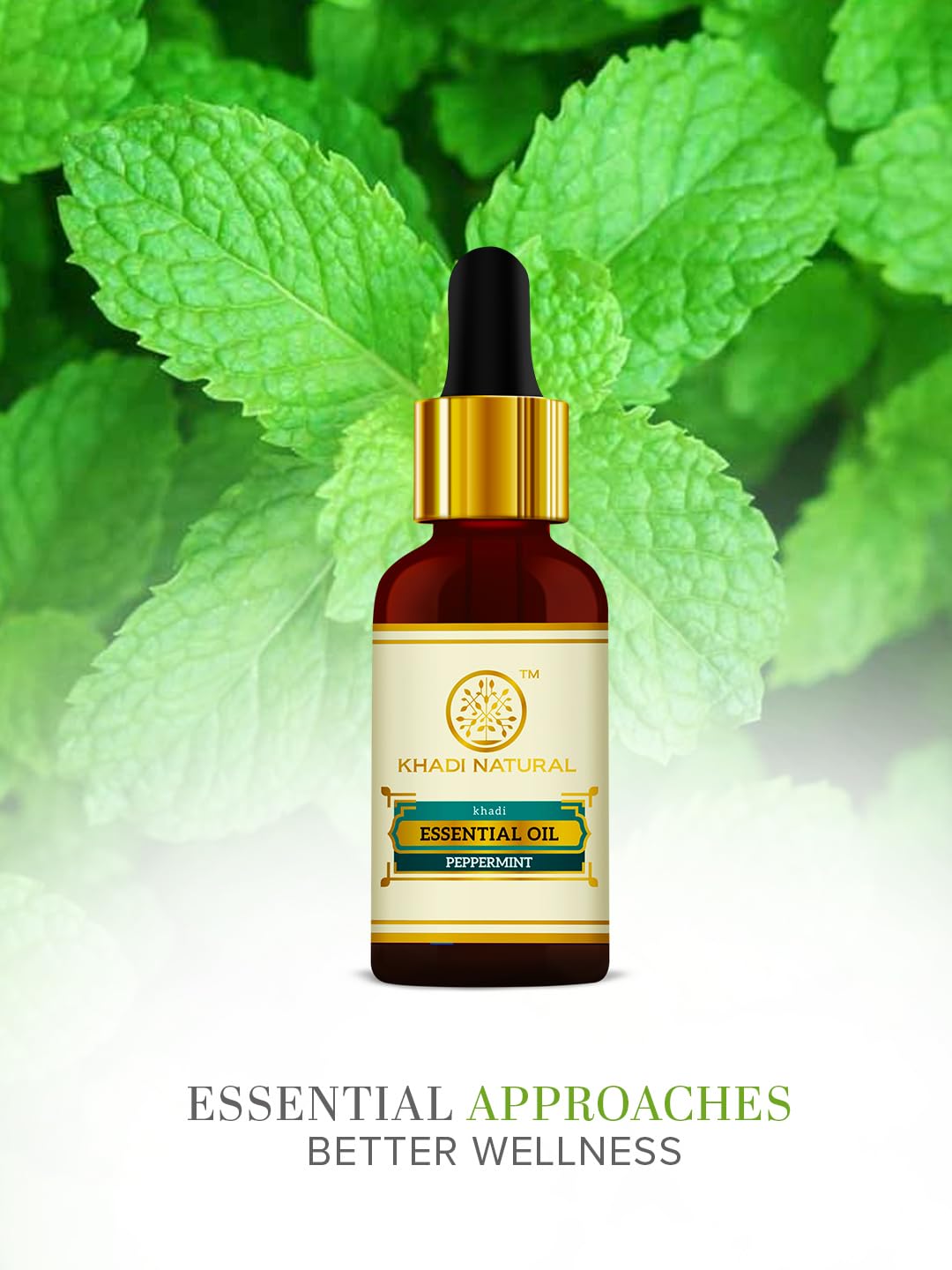 Khadi Natural Herbal Peppermint Essential Oil, 15ml – view 5